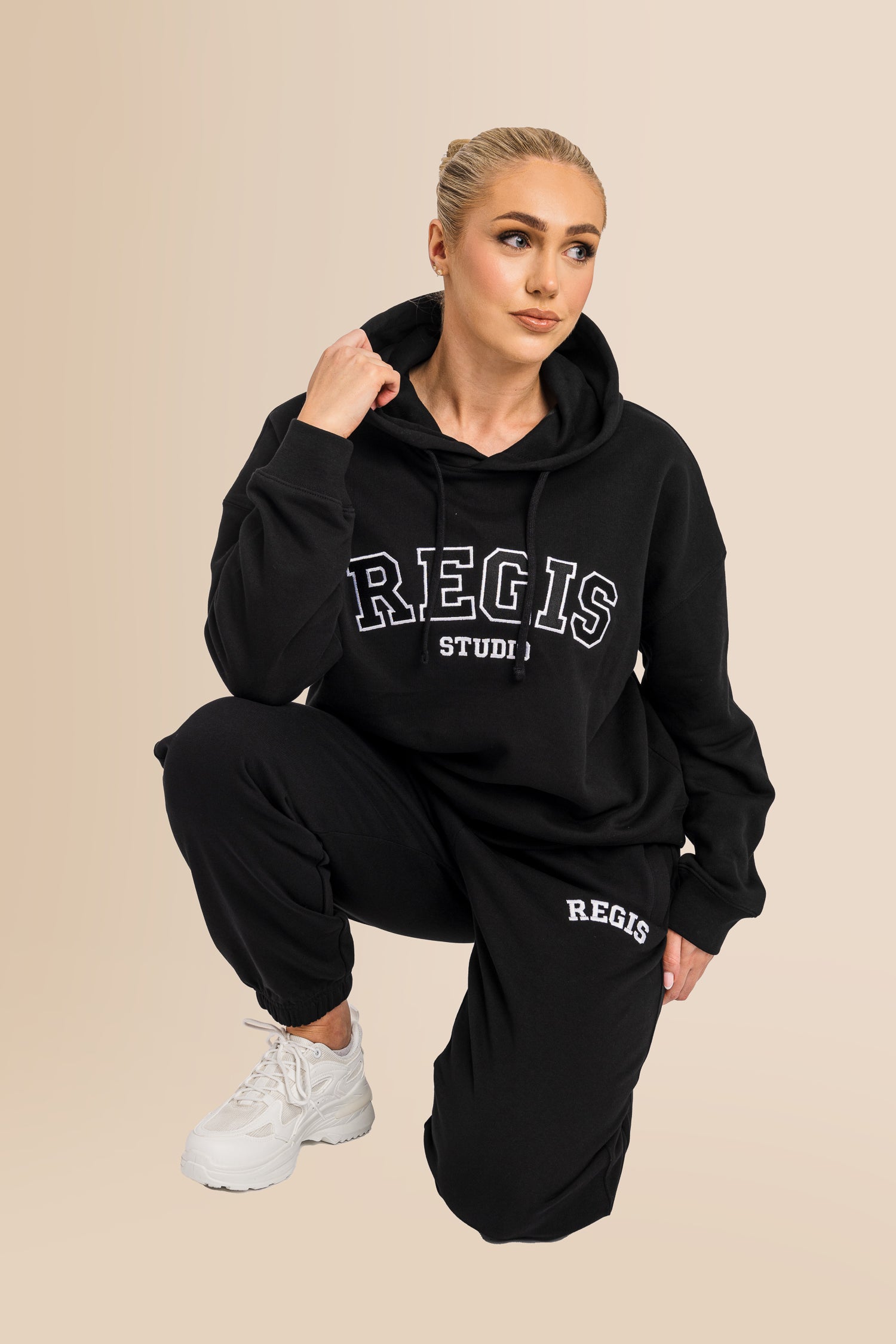 Organic French Terry Jogger Pants - Black