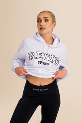 Premium Women's Organic Brushed Cotton Hoodie - White