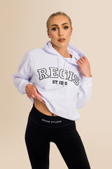 Premium Women's Organic Brushed Cotton Hoodie - White