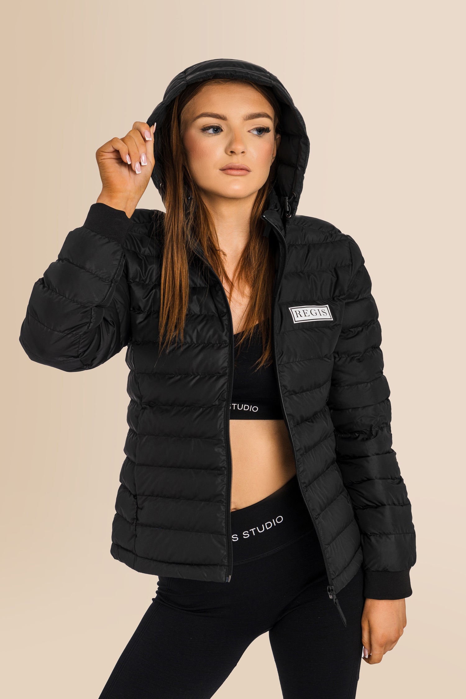 Women's Recycled Padded Jacket - Black