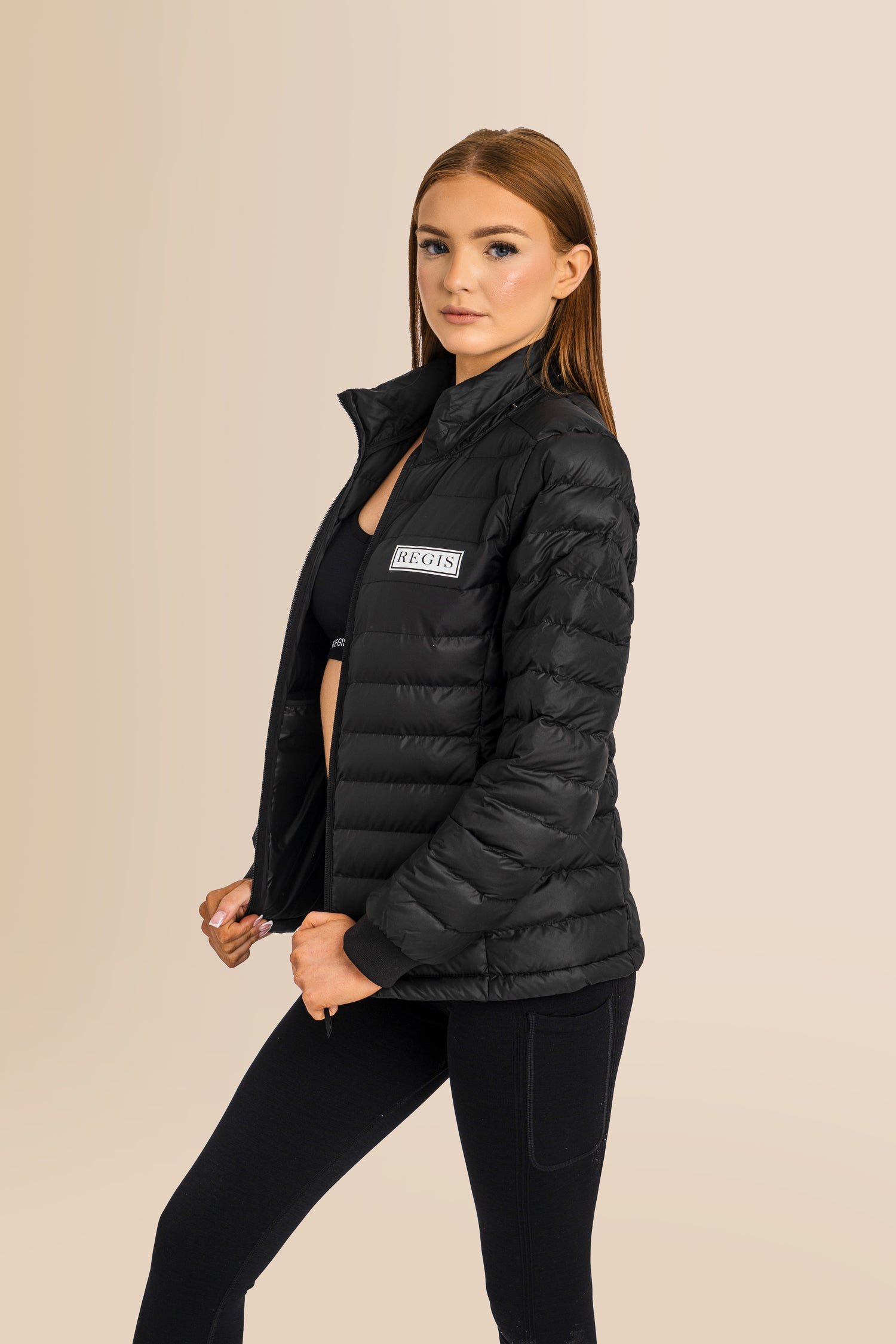 Women's Recycled Padded Jacket - Black
