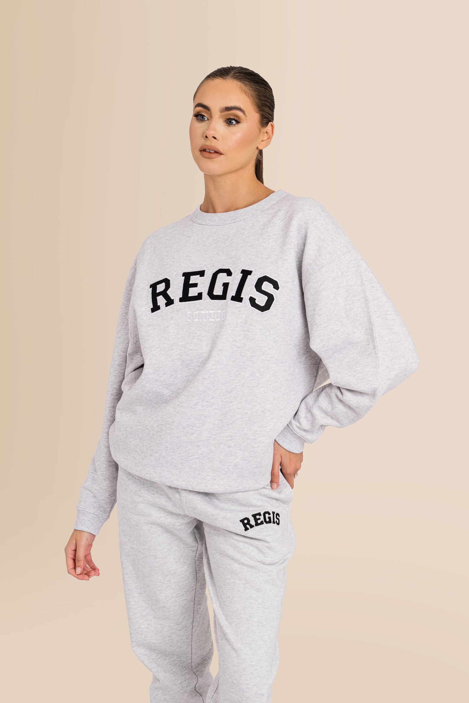 Women's Organic Combed Ringspon Cotton Sweatshirt - Cool Heather Grey