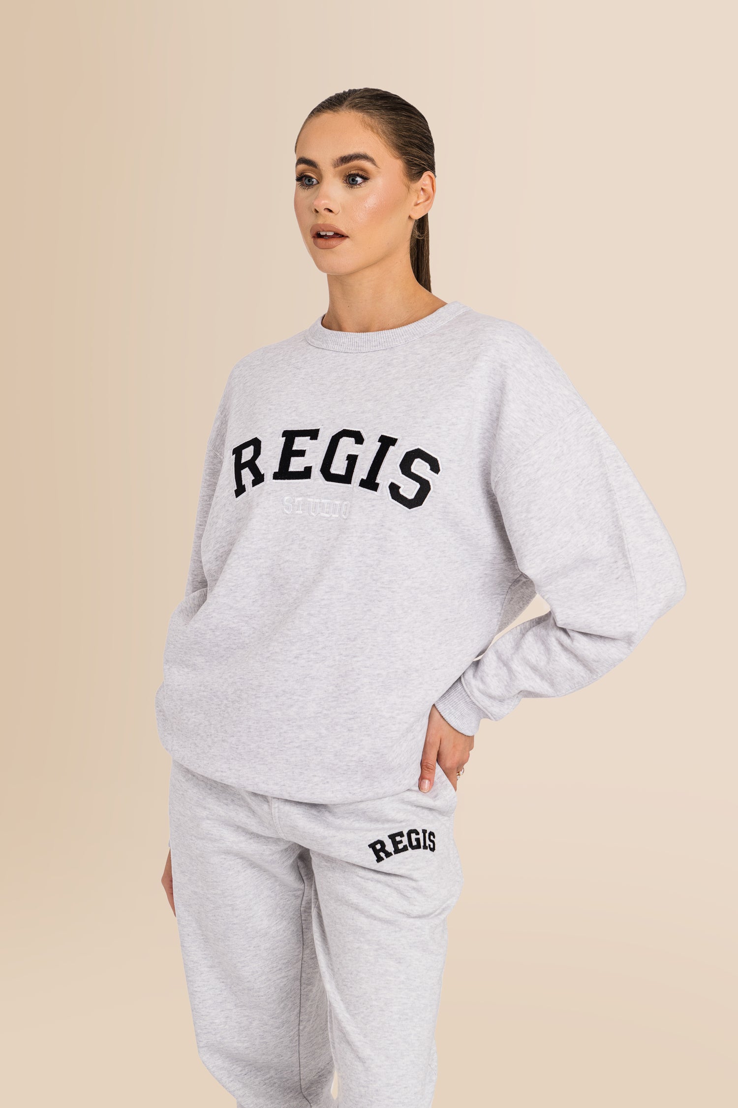 Women's Organic Combed Ringspon Cotton Sweatshirt - Cool Heather Grey