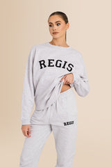 Women's Organic Combed Ringspon Cotton Sweatshirt - Cool Heather Grey