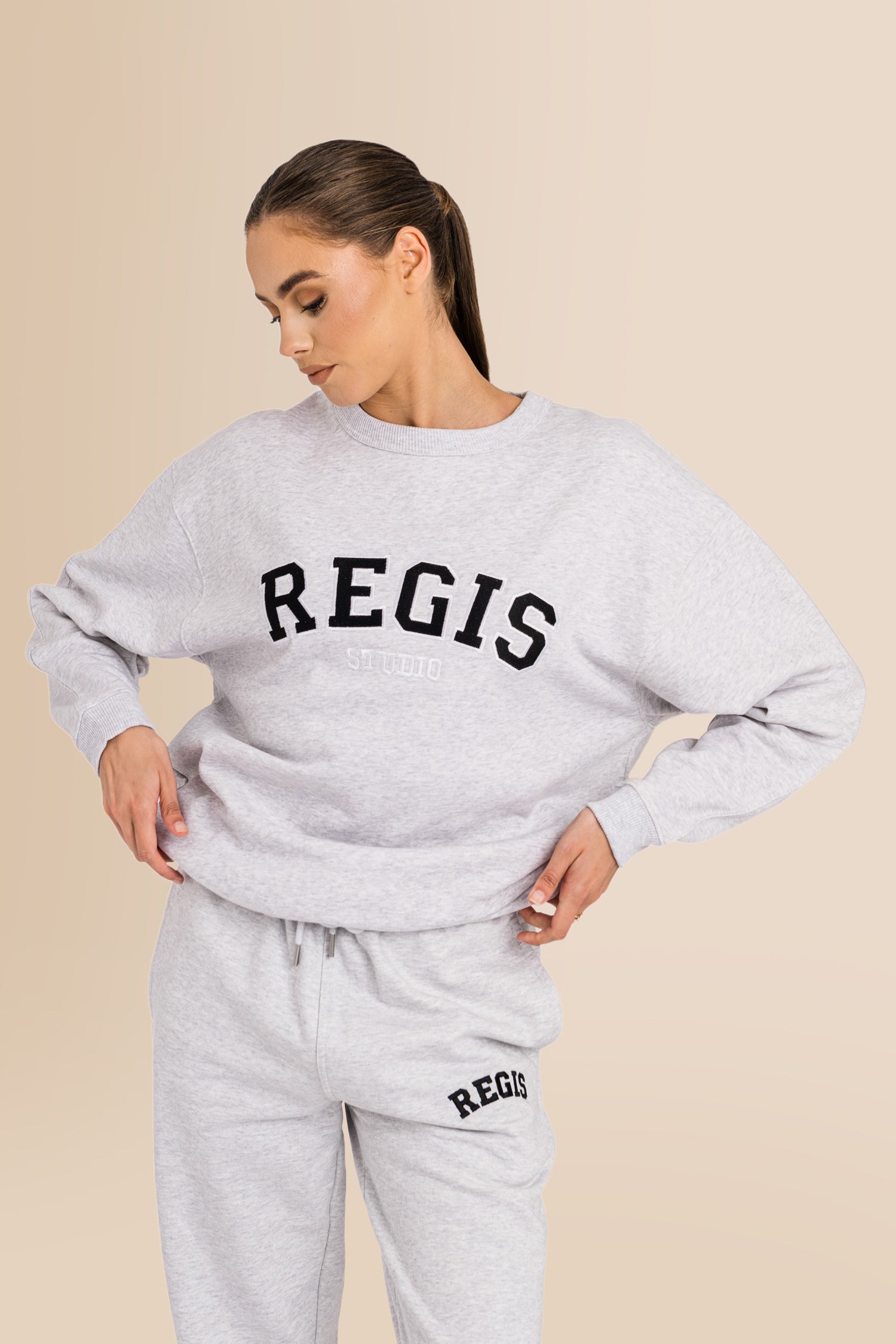 Women's Organic Combed Ringspon Cotton Sweatshirt - Cool Heather Grey