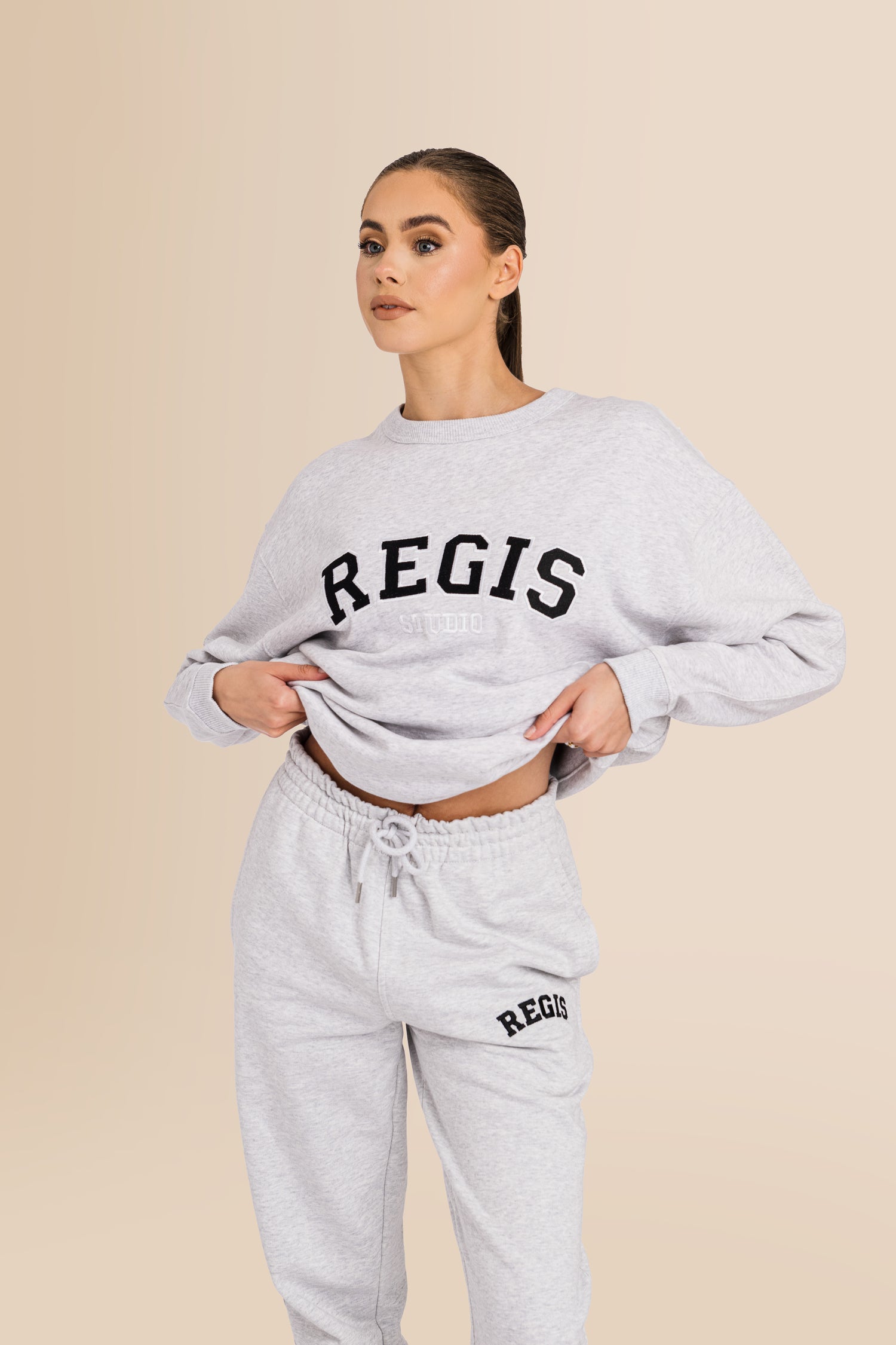 Women's Organic Combed Ringspon Cotton Sweatshirt - Cool Heather Grey