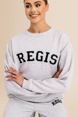 Women's Organic Combed Ringspon Cotton Sweatshirt - Cool Heather Grey