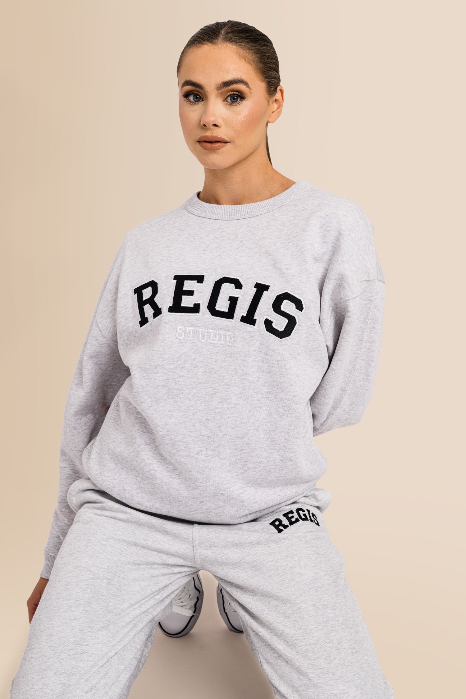 Women's Organic Combed Ringspon Cotton Sweatshirt - Cool Heather Grey