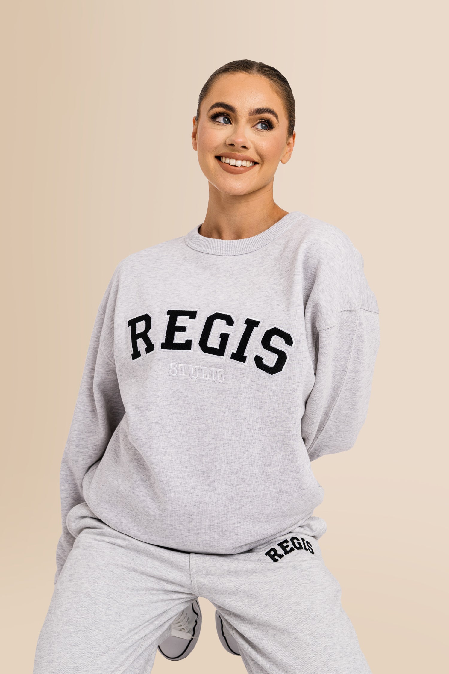 Women's Organic Combed Ringspon Cotton Sweatshirt - Cool Heather Grey