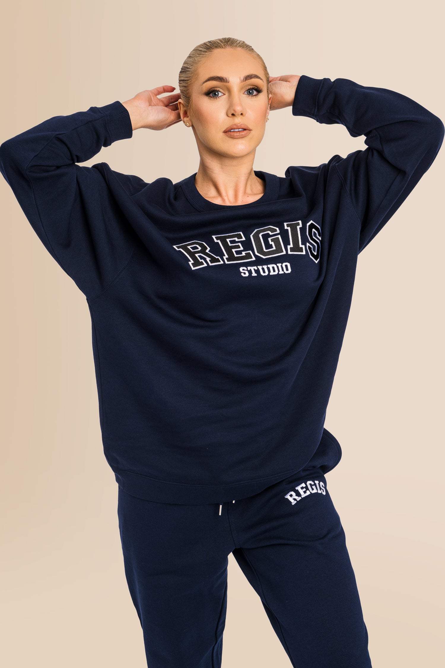 Women's Organic Combed Ringspon Cotton Sweatshirt - French Navy
