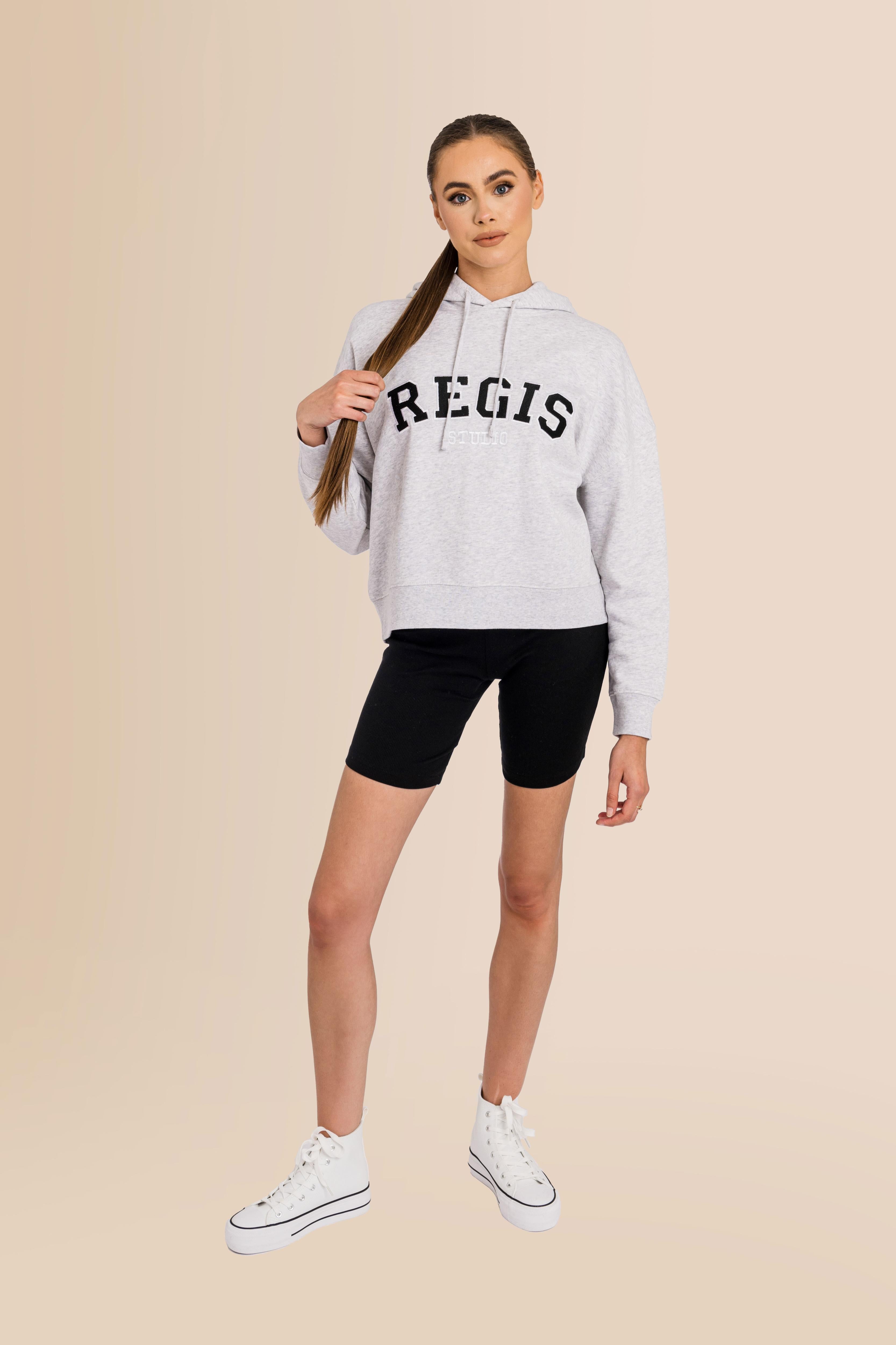 Premium Women's Organic Brushed Cotton Hoodie - Cool Heather Grey