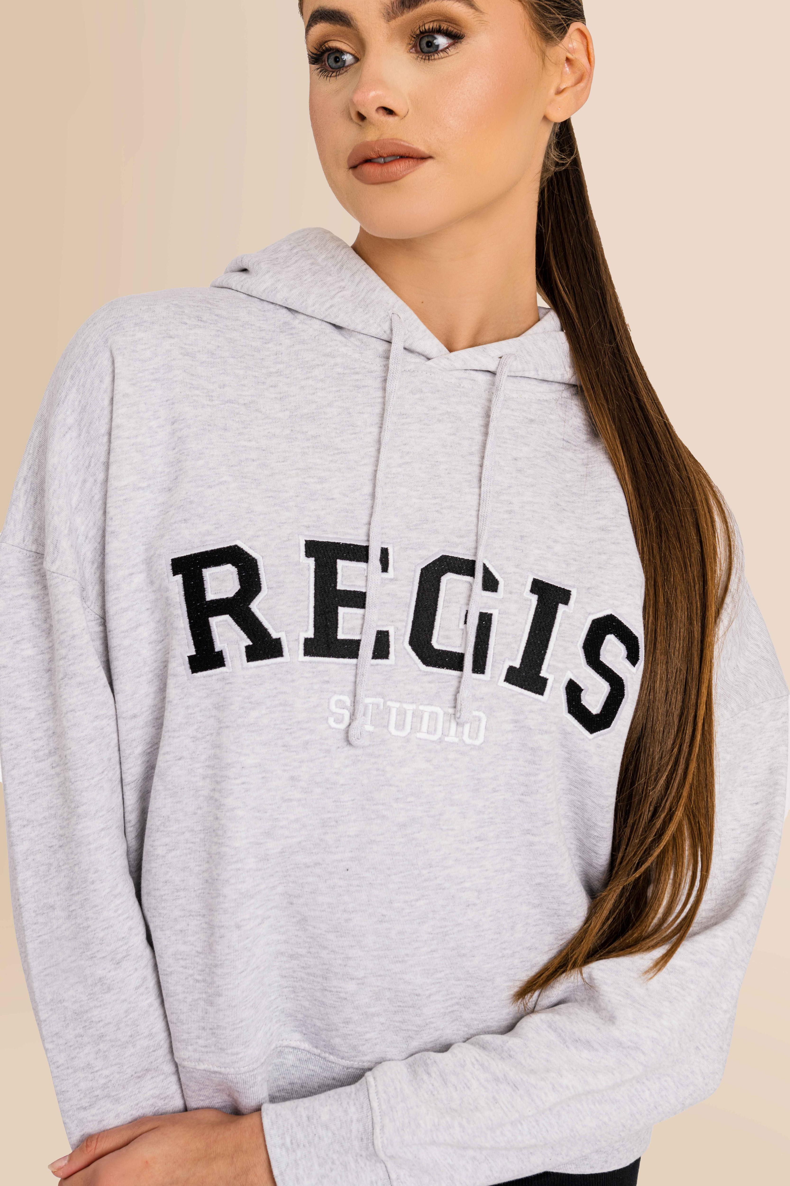 Premium Women's Organic Brushed Cotton Hoodie - Cool Heather Grey