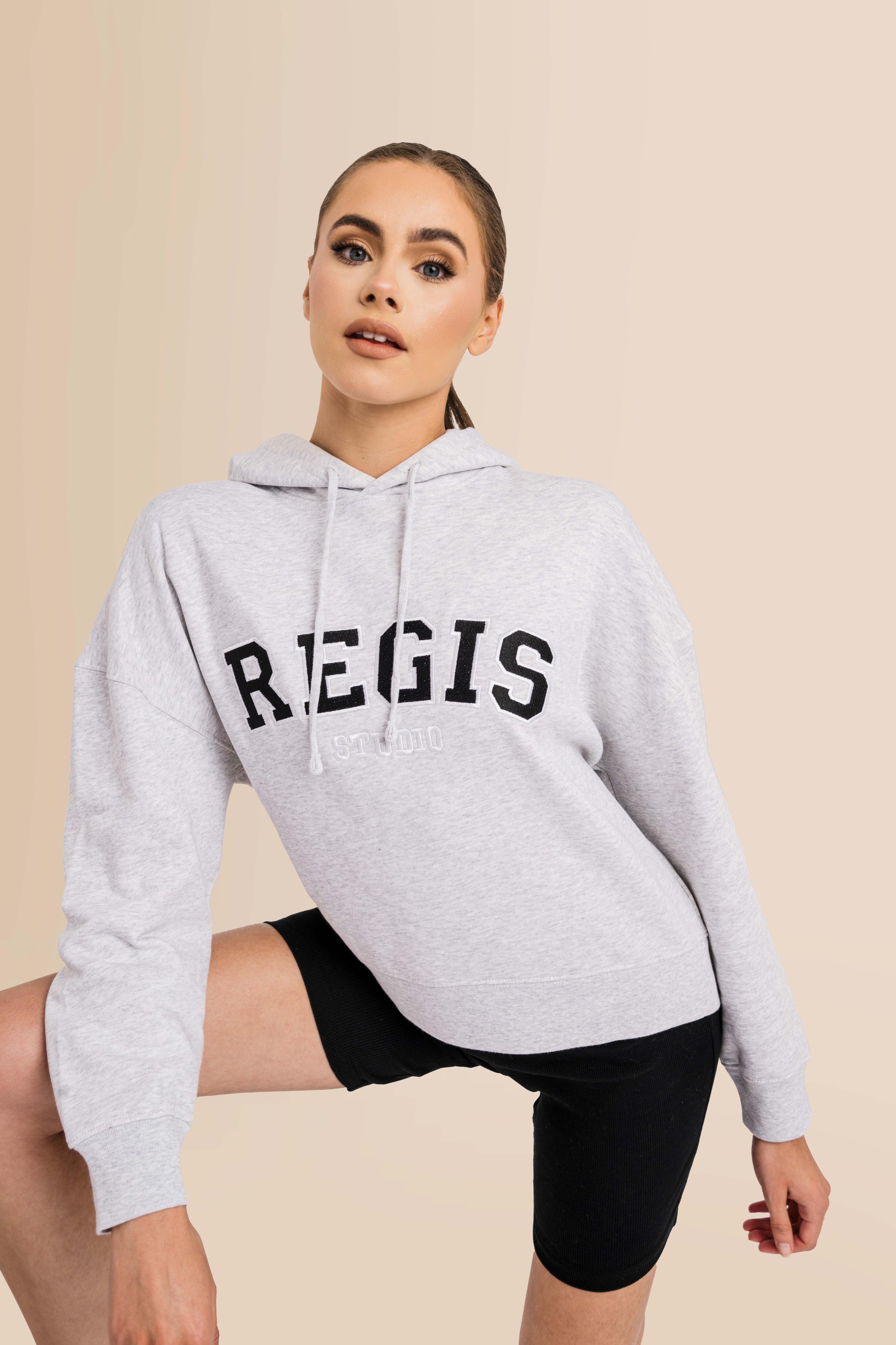 Premium Women's Organic Brushed Cotton Hoodie - Cool Heather Grey