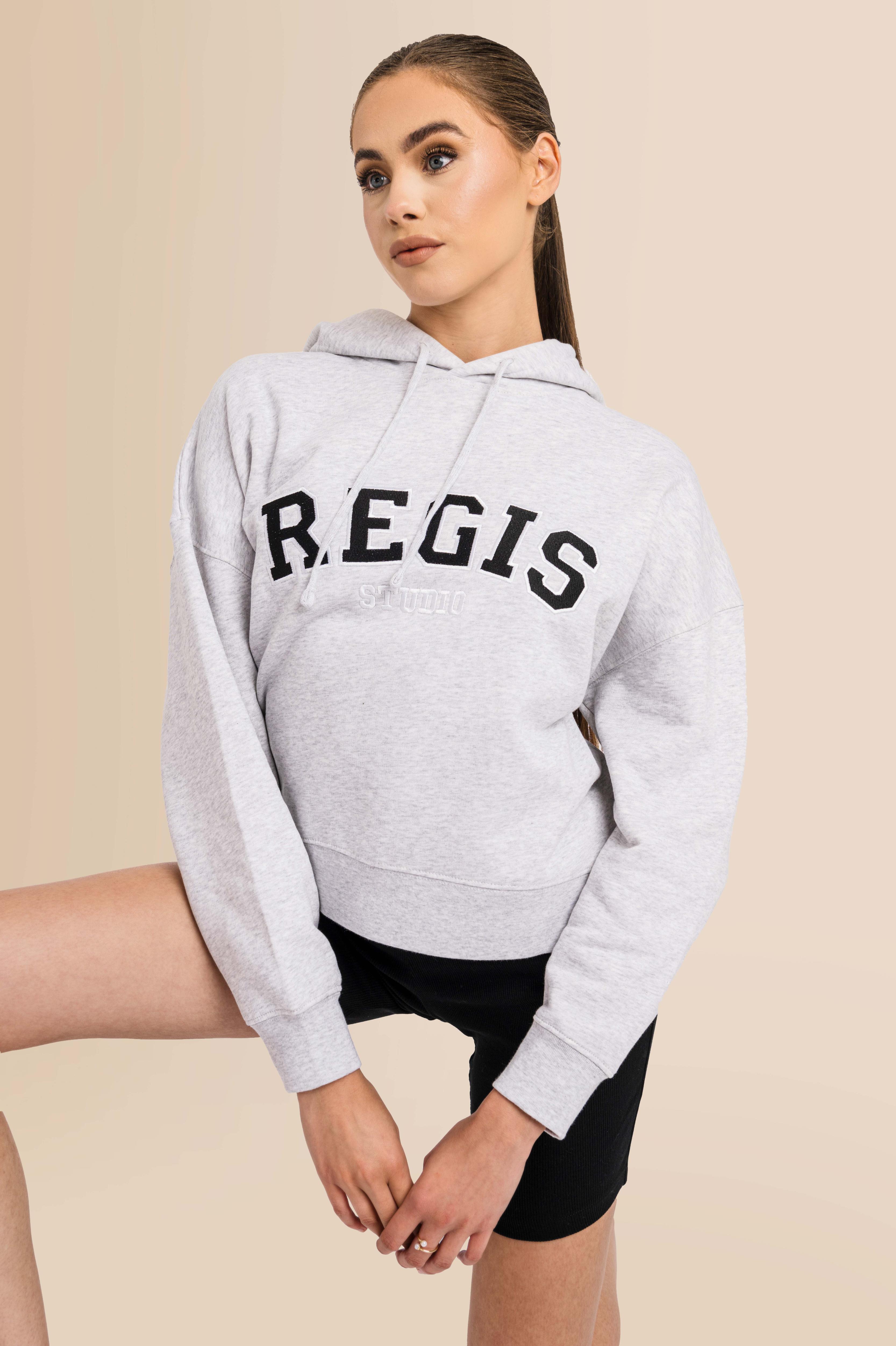 Premium Women's Organic Brushed Cotton Hoodie - Cool Heather Grey