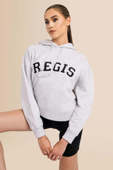 Premium Women's Organic Brushed Cotton Hoodie - Cool Heather Grey