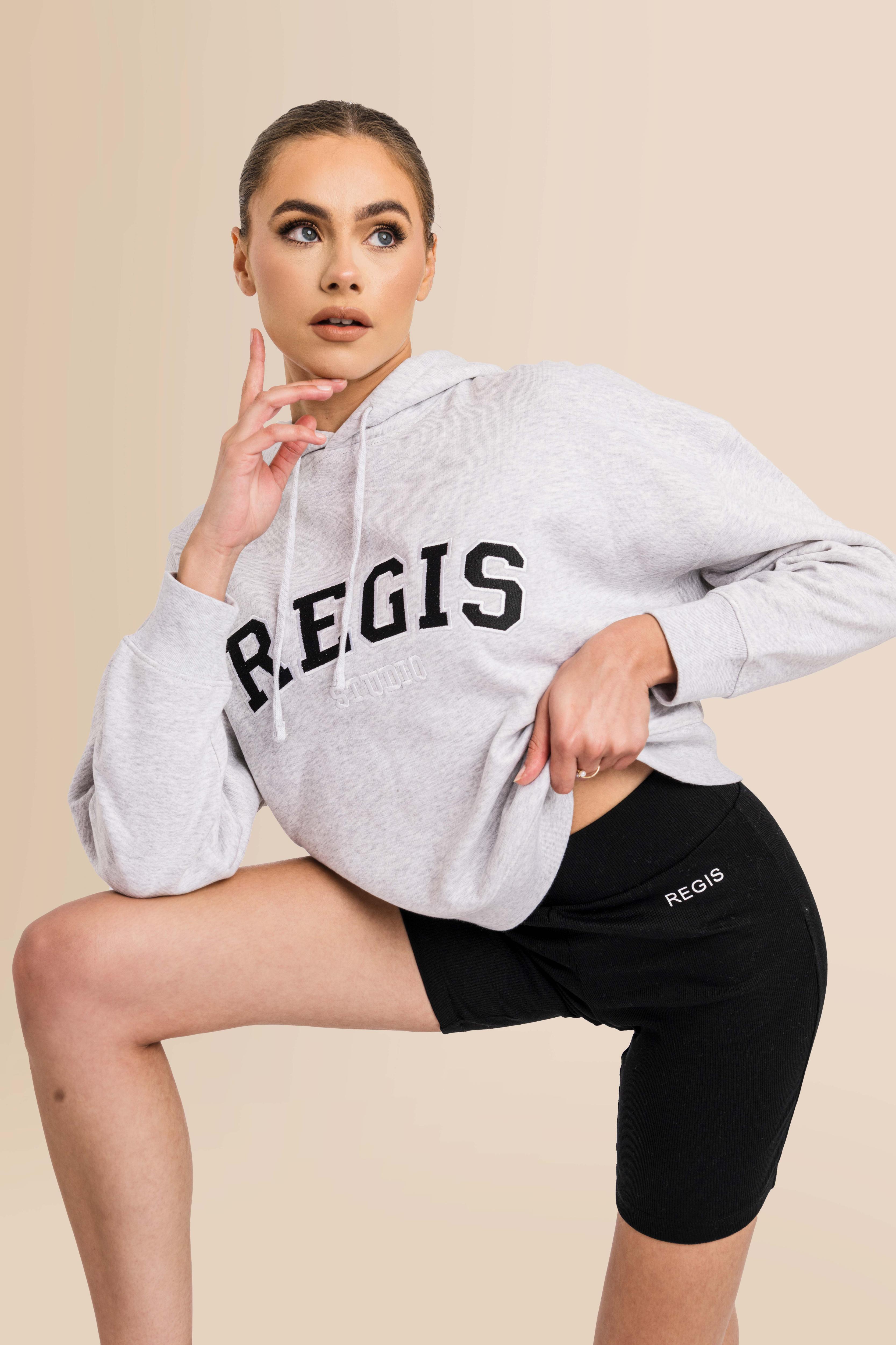 Premium Women's Organic Brushed Cotton Hoodie - Cool Heather Grey