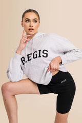 Premium Women's Organic Brushed Cotton Hoodie - Cool Heather Grey