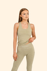 Women's Recycled Seamless 3D Fit Multi-Sport Flex Vest - Sage Green