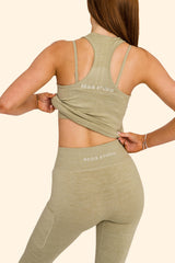 Women's Recycled Seamless 3D Fit Multi-Sport Flex Vest - Sage Green