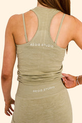 Women's Recycled Seamless 3D Fit Multi-Sport Flex Vest - Sage Green