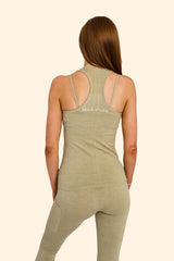 Women's Recycled Seamless 3D Fit Multi-Sport Flex Vest - Sage Green